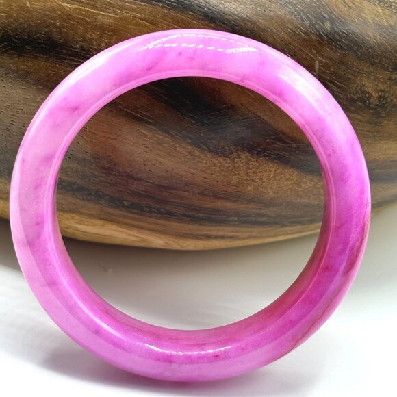 Original Onyx Natural Marble Handmade Pink Bracelet/Bangles -Jewelry for Women - Picture 10 of 10